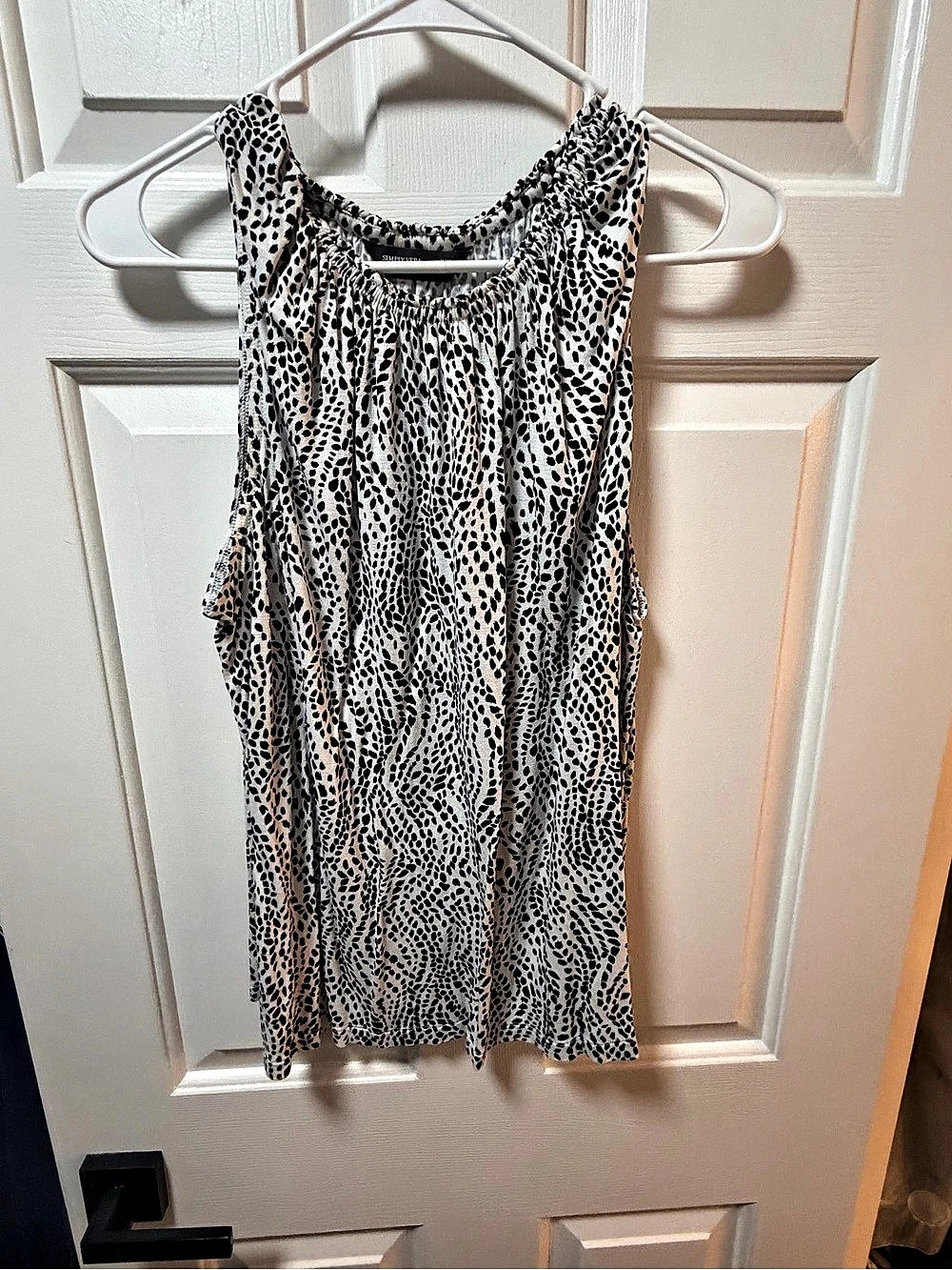 Simply Vera Wang Animal Print Mini Dress Size XXL